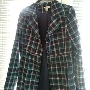Women's Plaid Flannel Jacket